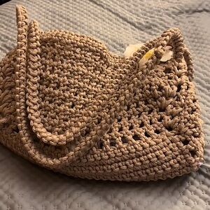 Handmade crochet beach bag
